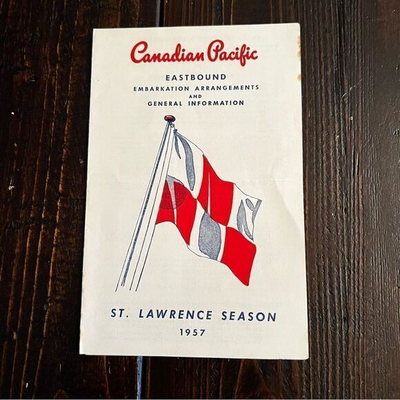 Canadian Pacific Eastbound Brochure (1957) - Picture 1 of 4